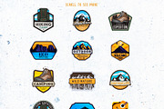 OUTDOOR TRAVEL LOGOS, a Branding & Logo Template by Roman Paslavsky (Thumbnail 2 of 9)