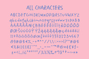 CS Raving Disco, a Handwritten Font by Craft Supply Co. (Thumbnail 8 of 8)