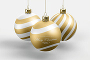 Christmas Ball Mock-up, a Product Mockup by zippypixelstudio (Thumbnail 4 of 10)