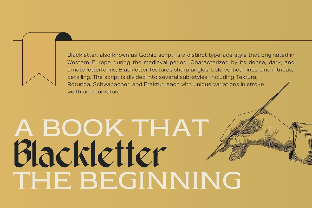 Skigrex Gothic - Blackletter Font, a Blackletter Font by Nirmana Visual (Photo 6 of 7)