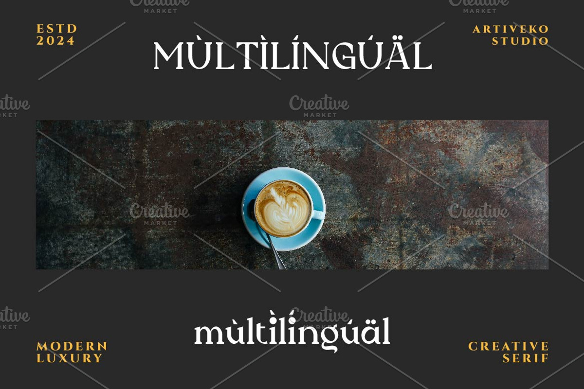 Trige Luxury Premium Serif, a Serif Font by Artiveko (Photo 7 of 9)