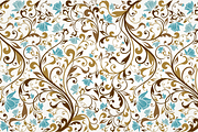 Seamless Luxurious Floral Patterns, a Pattern Graphic by ThePhoton (Thumbnail 6 of 19)