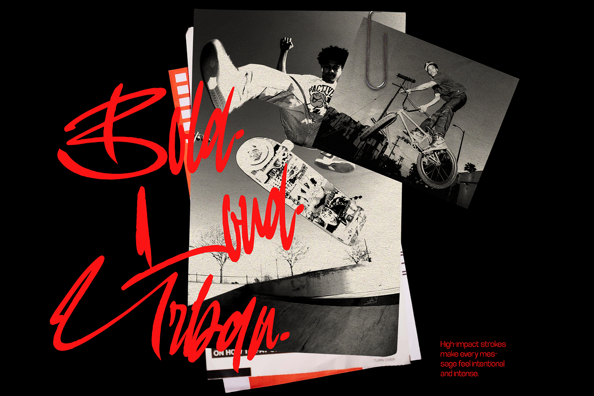 Genttomy - Street Brush Script, a Handwritten Font by Inviline.co (Photo 6 of 10)