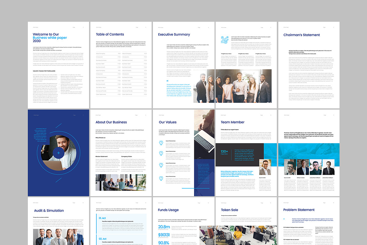 White Paper Template | Word & Canva, a Brochure Template by HiveArts (Photo 2 of 13)