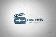Razor Movies Logo, a Branding & Logo Template by Martin-Jamez (Thumbnail 3 of 3)