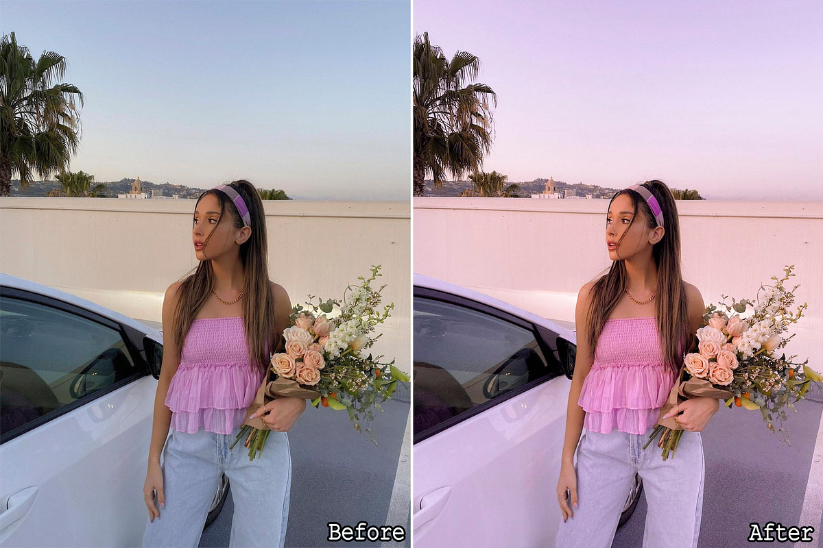 11 Pink Lightroom Presets, a Preset Add-On by Presets by Yevhen (Photo 3 of 10)