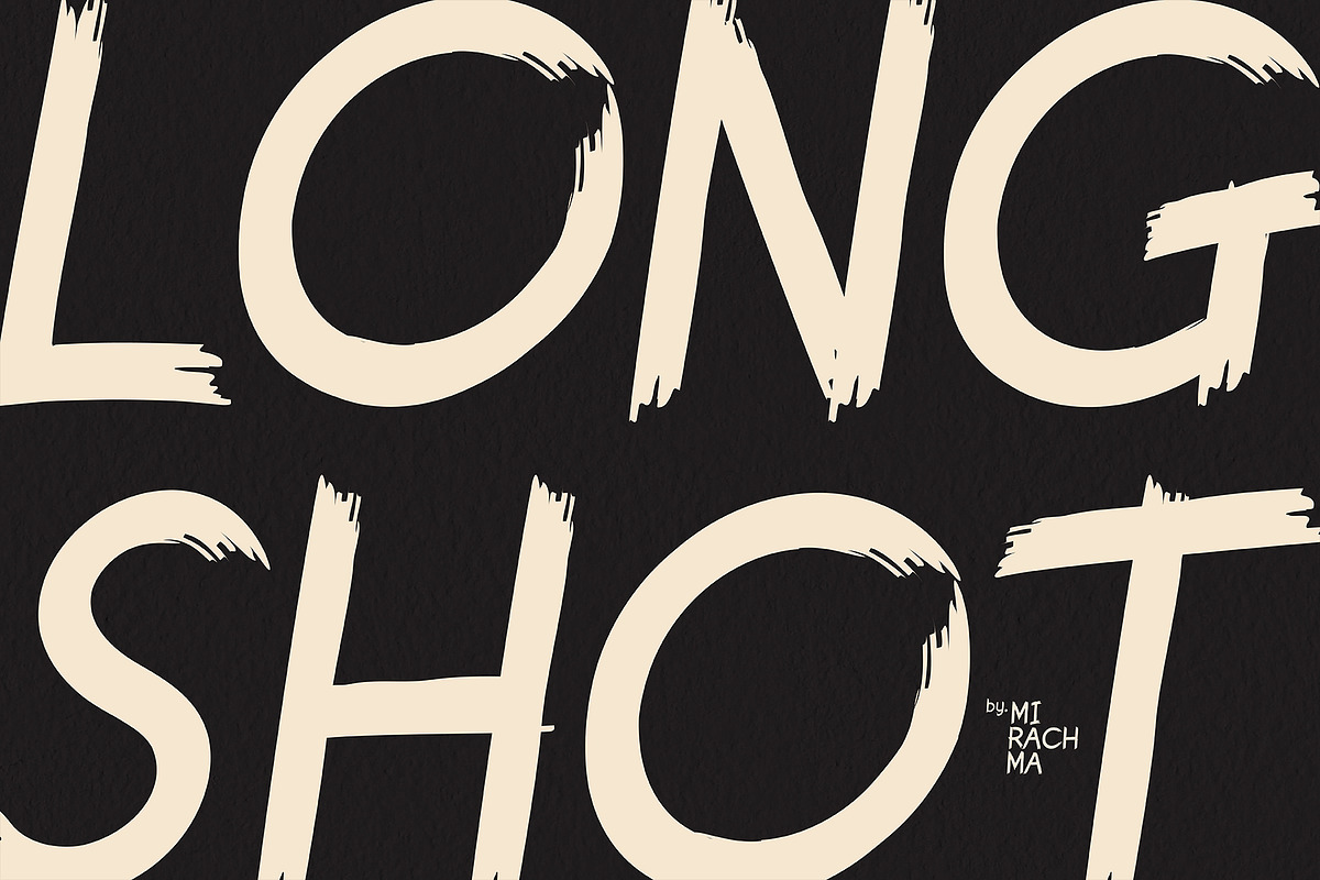 Long Shot - Brush Font, a Sans Serif Font by Mirachma Project (Photo 7 of 10)