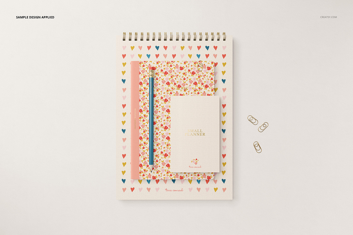 Stationery Set Mockup Bundle, a Books & Magazine Mockup by creatsy5 (Photo 13 of 16)