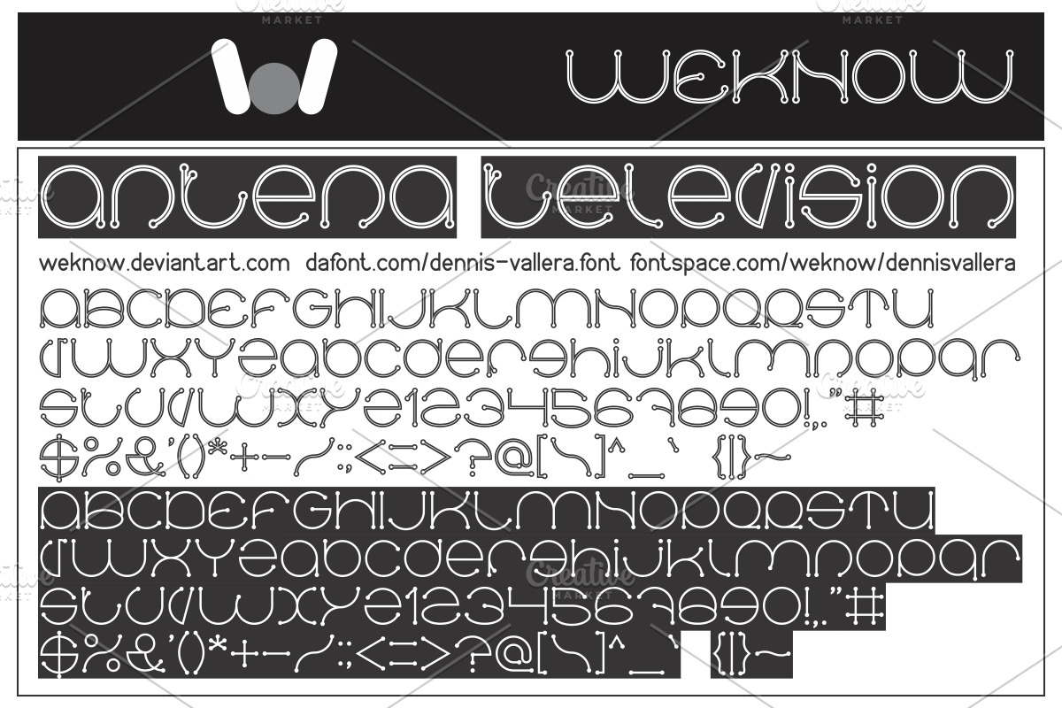 dennis vallera font preview 4