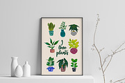 Watercolor Gouache Plants Leaves PNG, an Illustration by MakeMyPlaceDesign (Thumbnail 2 of 3)