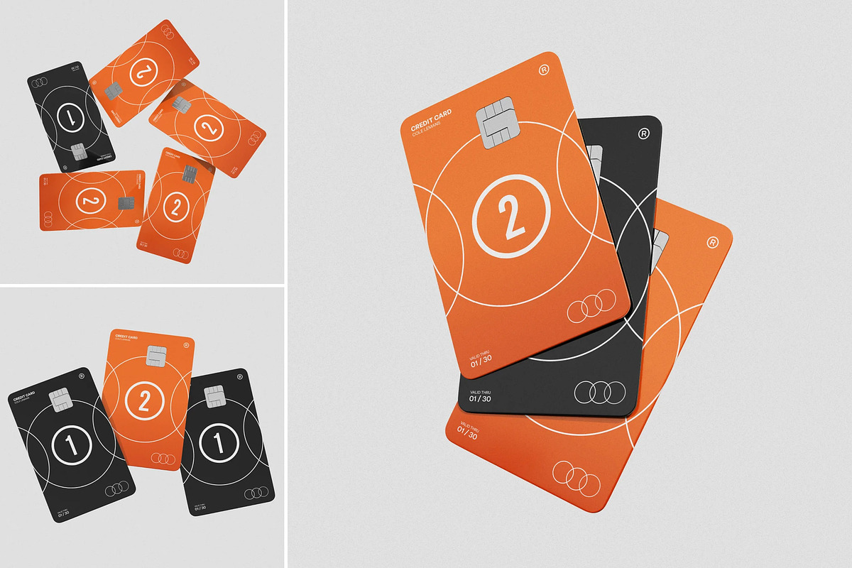 Credit Card Mockup, a Merchandise Mockup by Brand Earth (Photo 1 of 4)