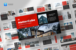 Real Estate Keynote Template, a Presentation Template by fluffstudio