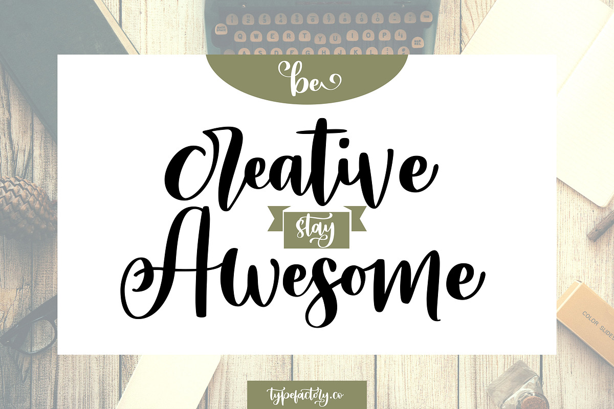 Hailey - Cute and Bold Script, a Script Font by Typefactoryco (Photo 5 of 7)