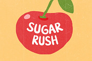 Cherry Rush Cute Handwriting, a Handwritten Font by Littlehand (Thumbnail 2 of 10)