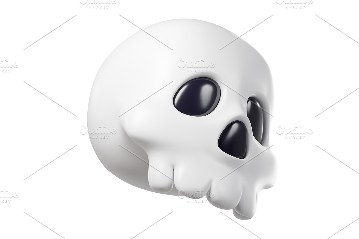 Cute 3D Halloween set, a Seasonal Illustration by Hannet (Photo 2 of 10)