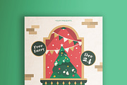 Christmas Night Market Flyer Set, a Flyer Template by KMZVR.Lab (Thumbnail 6 of 6)