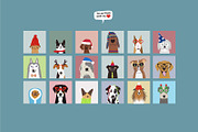 Winter Dogs Vector Edition, an Animal Illustration by Alena (Thumbnail 3 of 3)