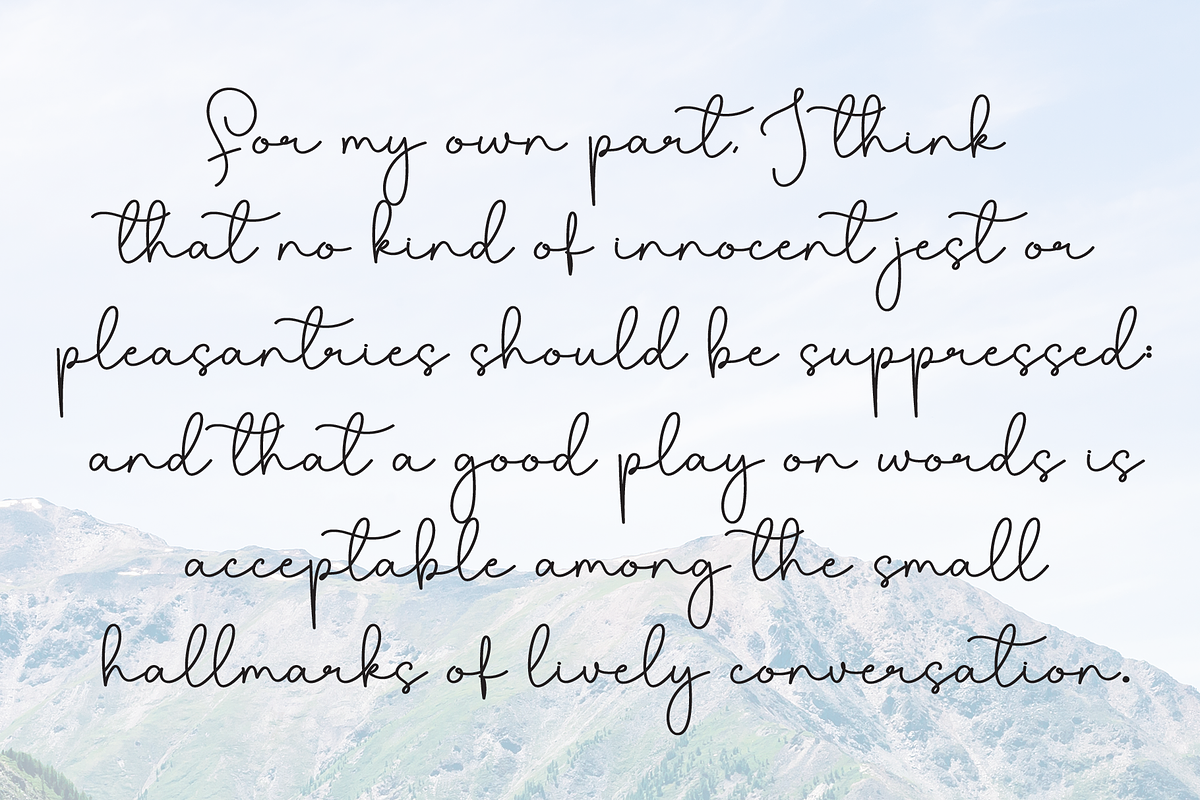 Sunday | Script Font, a Handwritten Font by Scratchones (Photo 6 of 8)