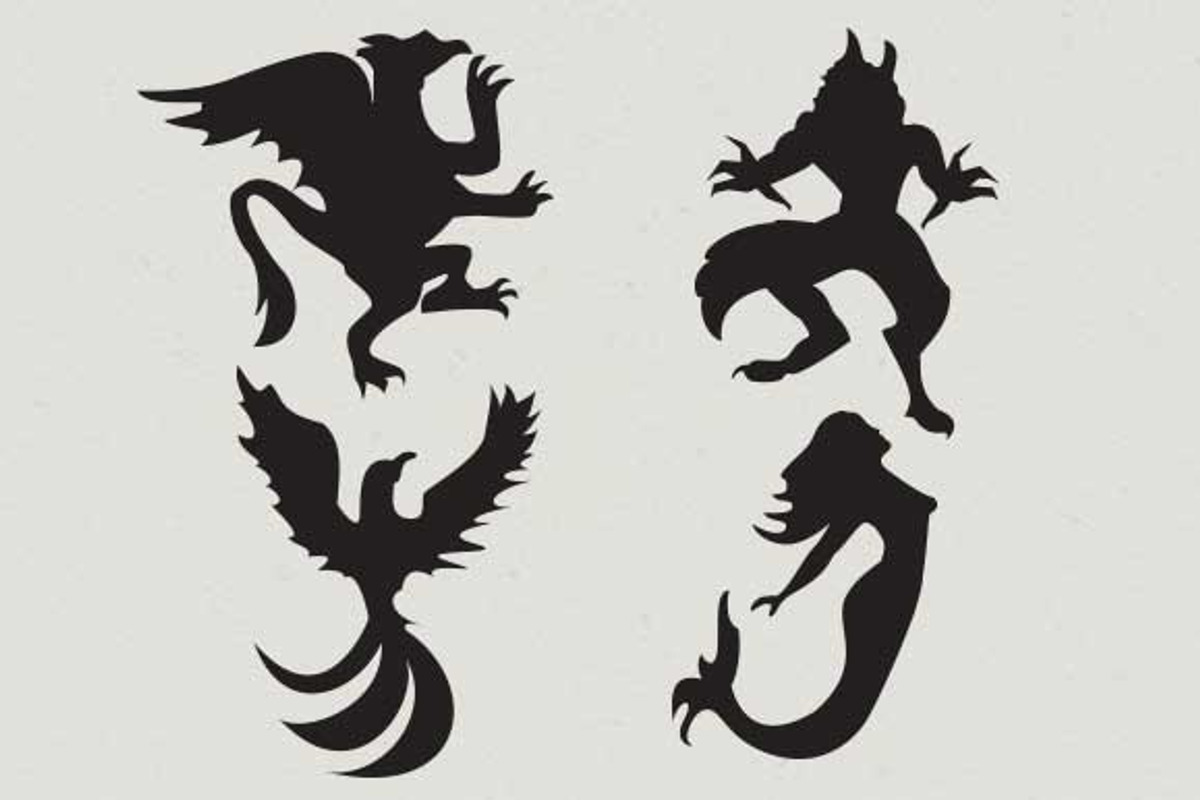 Mythical Silhouettes, an Illustration by Cheeky Lemons (Photo 3 of 3)