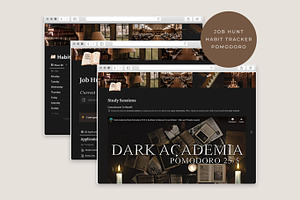 Notion Template Dark Academia