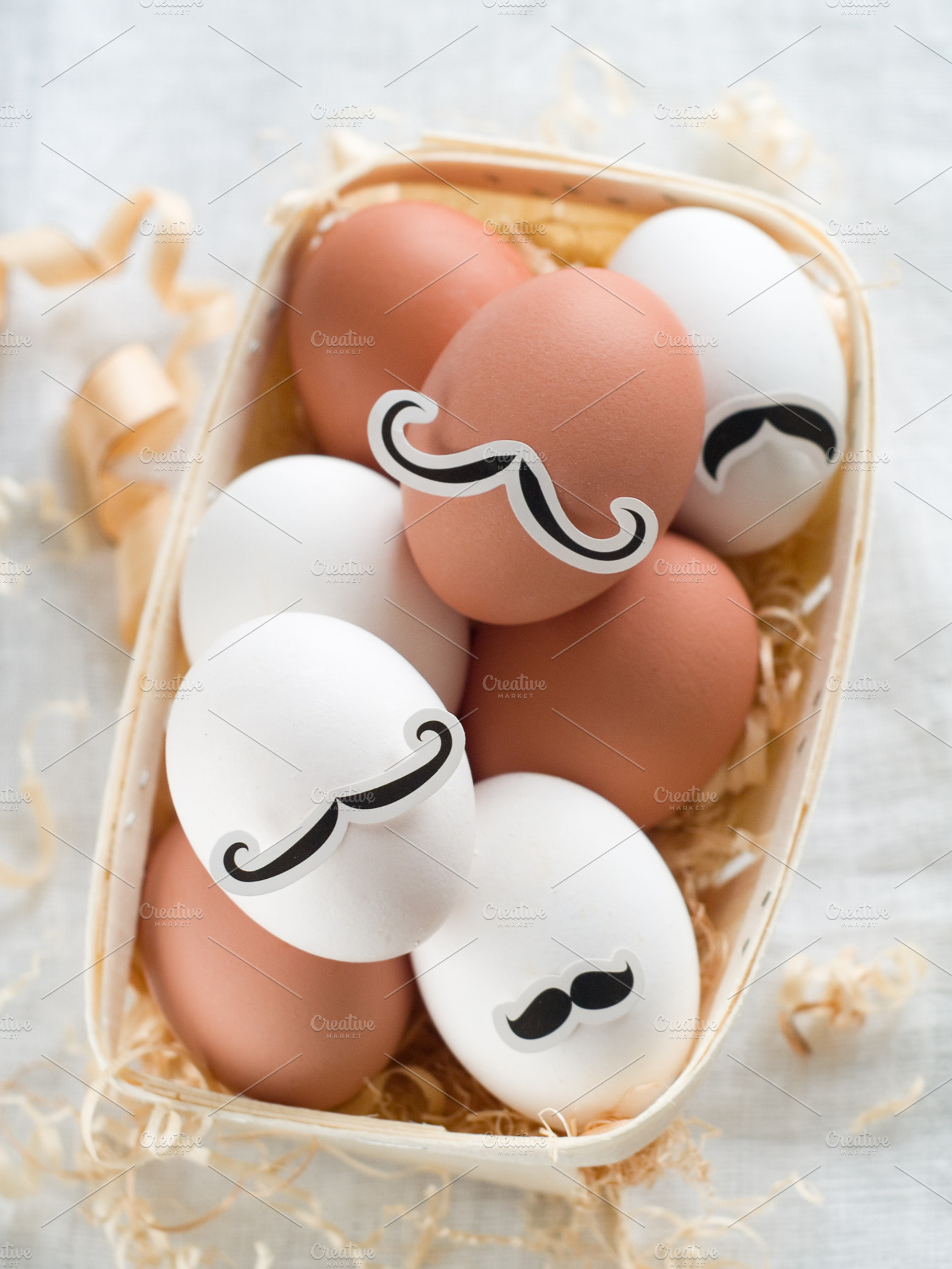 Hispter Eggs Stock Picture