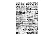 Padre Nuestro - Lettering Poster, an Illustration by Franco Fuentes (Thumbnail 3 of 5)