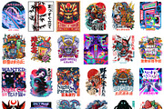 500+ Japanese Streetwear Sublimation, a Decorative Illustration by Selenique Studio (Thumbnail 13 of 15)