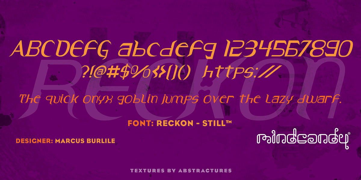 Reckon™, a Sans Serif Font by MINDCANDY (Photo 4 of 5)