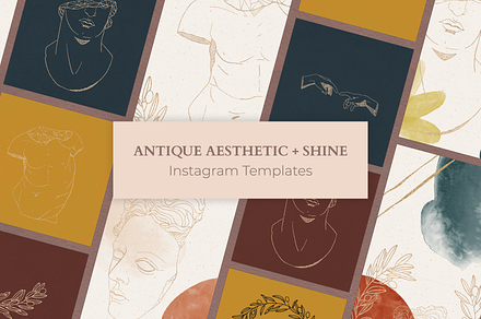 ANTIQUE AESTHETIC + SHINE templates