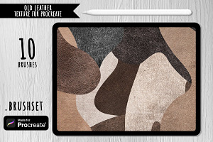 Old Leather Texture Brushes