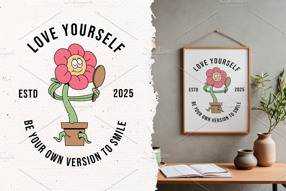 Cute flower 15 vector illustrations, an Object Illustration by gunaonedesign (Photo 8 of 9)