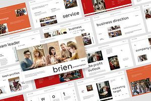Brien : Creative Business Powerpoint, a Presentation Template by Punkl Camp