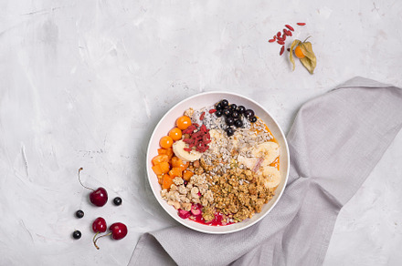 Cooking a healthy breakfast step by containing food, soup, and meal, a Food & Drink Photo by nafood