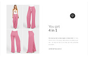 Lounge Pants Mock-ups Set, a Household Mockup by Mocca Mockups Store (Thumbnail 4 of 14)