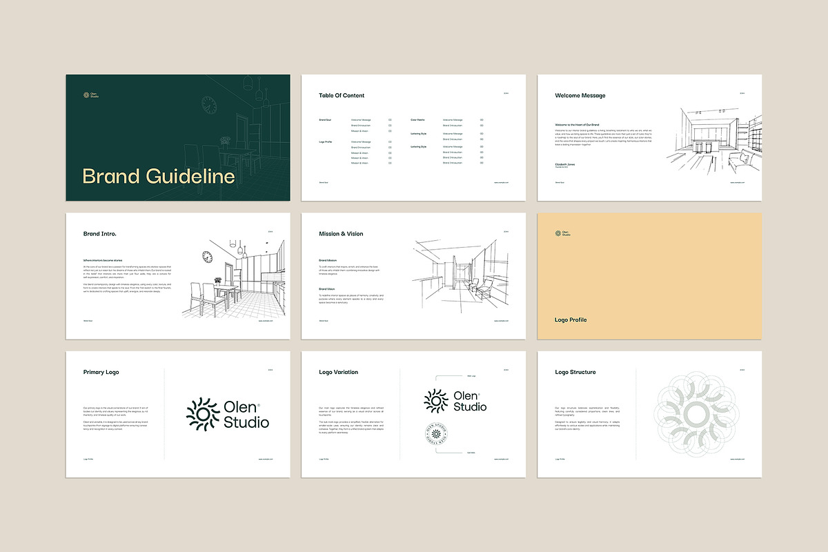 Brand Guidelines Template, a Branding & Logo Template by graphypix (Photo 3 of 7)