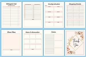 Baby Shower Planner Canva Interior