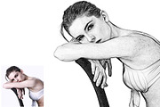 Vector Sketch Photoshop Action, an Action Add-On by Jacpot007 (Thumbnail 2 of 6)