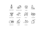 Vegan Milk and Alternative Sugar, a Food Illustration by Tettygreen (Thumbnail 3 of 3)