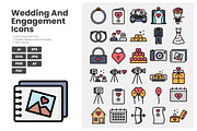 Wedding And Engagement Icon Pack, a Duotone Icon by erifqizeicon (Thumbnail 2 of 3)