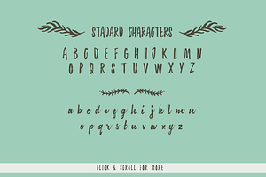 THREE FONT BUNDLE & Extras