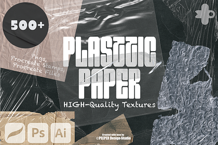 Paper & Plastic Textures MegaPack