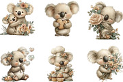 Mothers Day Funny Koala Clipart, an Illustration by Designking (Thumbnail 4 of 5)