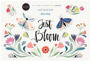 Just bloom, butterflies bundle