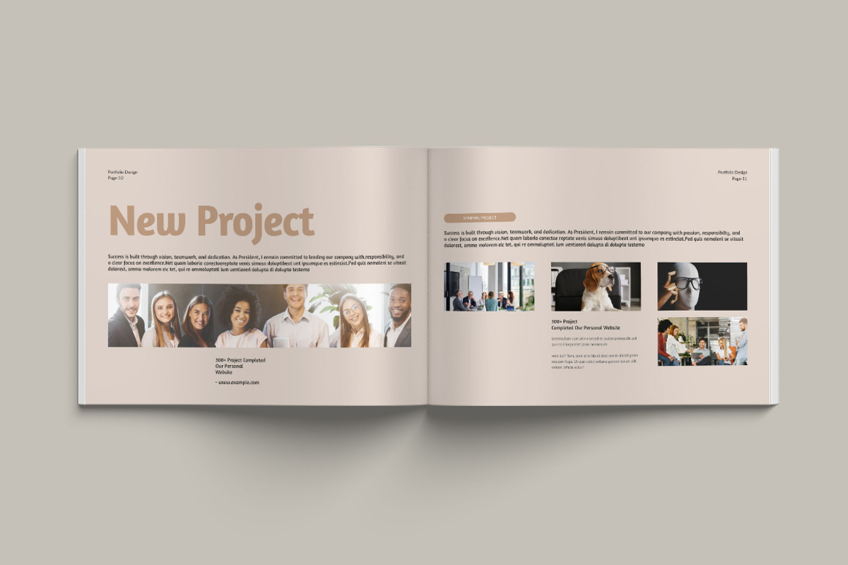 Portfolio Landscape Templates, a Brochure Template by Pixelpick (Photo 6 of 9)