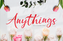 Anythings - Calligraphy Font