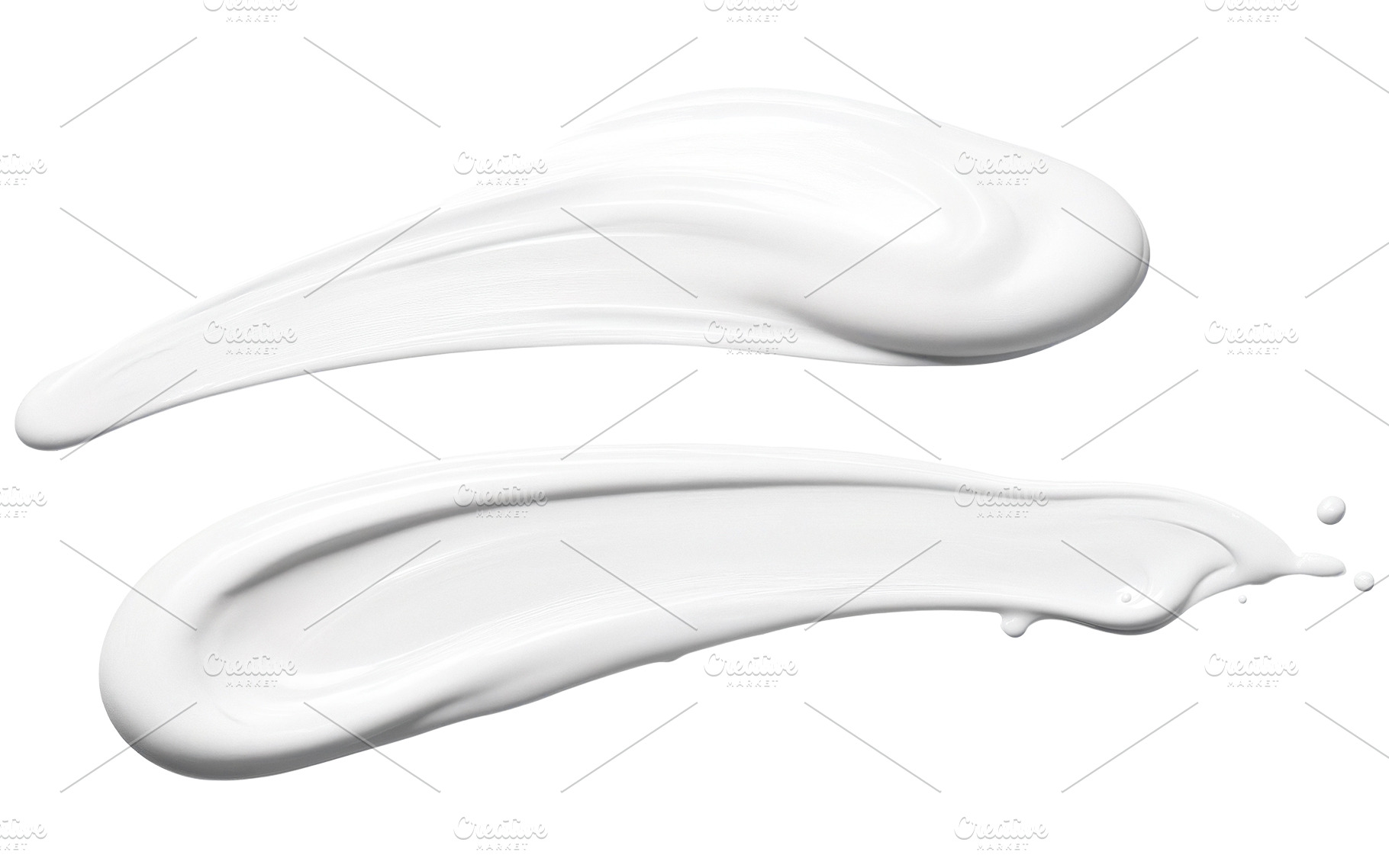 cosmetic cream smears, a Beauty & Fashion Photo by itakdalee