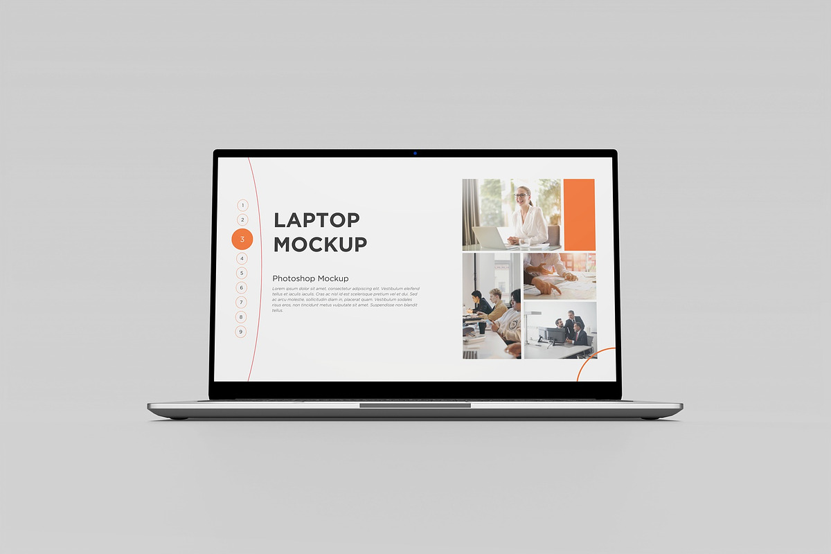 Laptop Presentation Mockup, a Mac Mockup by Graphic Deal (Photo 2 of 12)