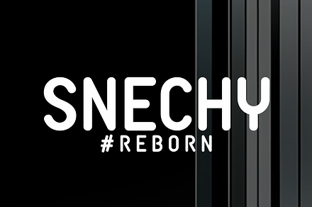 Snechy Reborn - Rounded Font