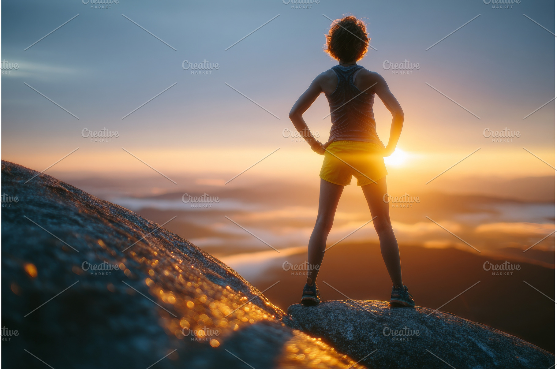 A hiker is located at Bearfence, a Person Photo by ZinetroN