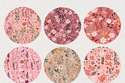 Ditsy Pink Flower Seamless Patterns, a Pattern Graphic by Natural Planners (Thumbnail 5 of 5)